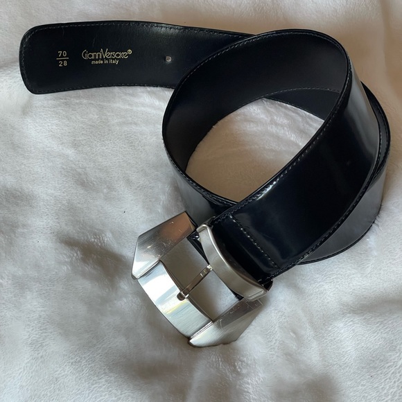 Gianni Versace Patent Leather Belt 1980-1990 - Picture 2 of 4
